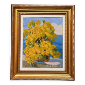 Tableau Huile Bouquet