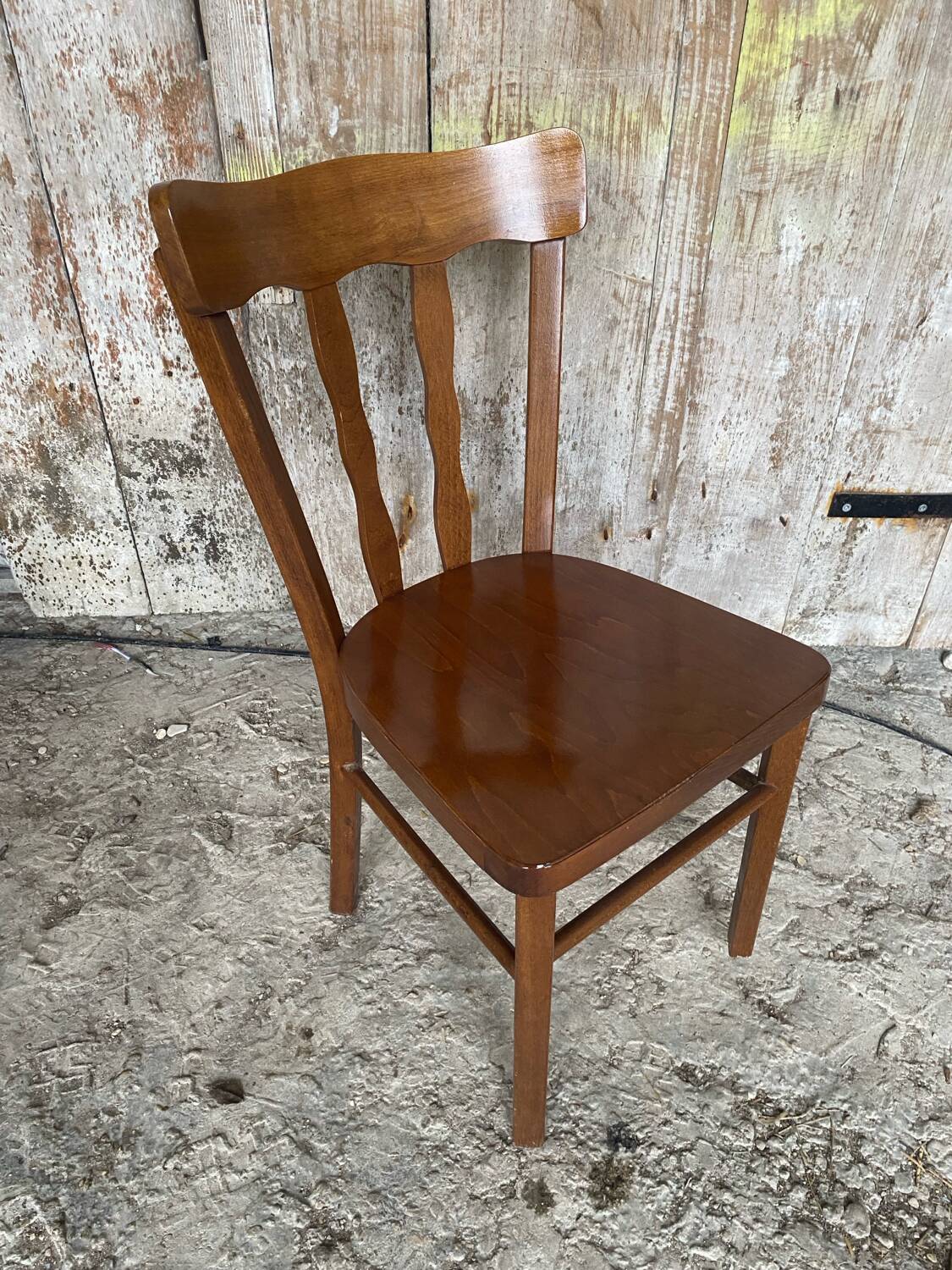 Vintage Children's Chair in Old BAUMANN Bistro Style #D651