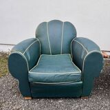 Pair of club armchairs