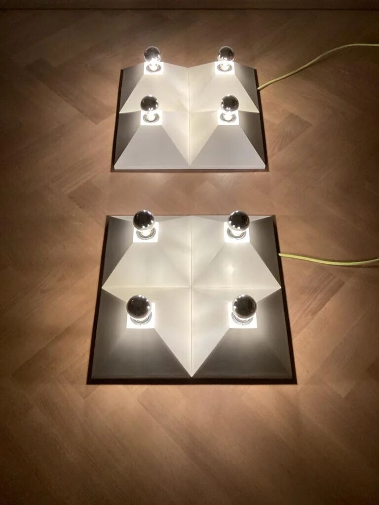 Pyramid wall/ceiling lamps Raak Amsterdam