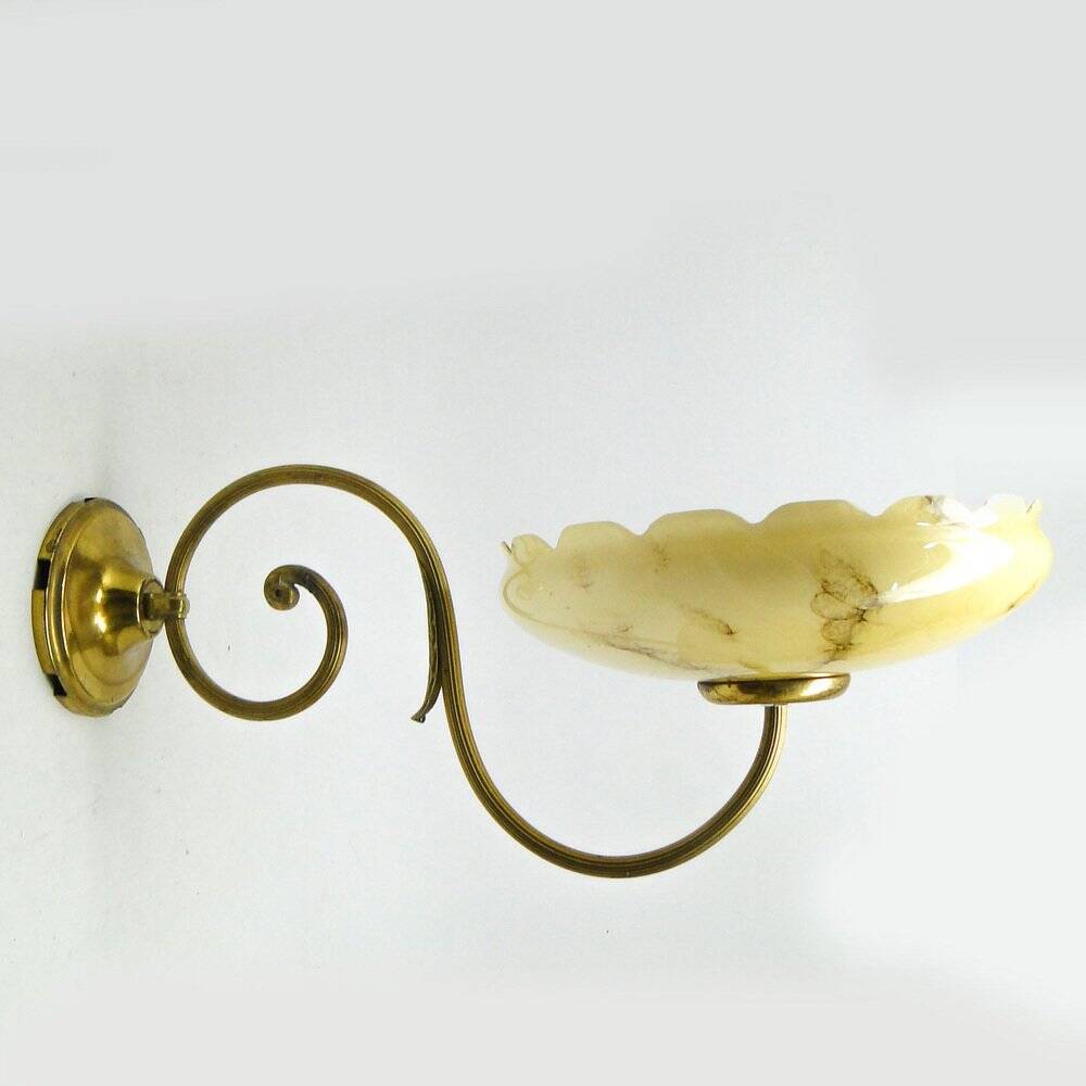 Art Deco sconce, Poland, 1950s