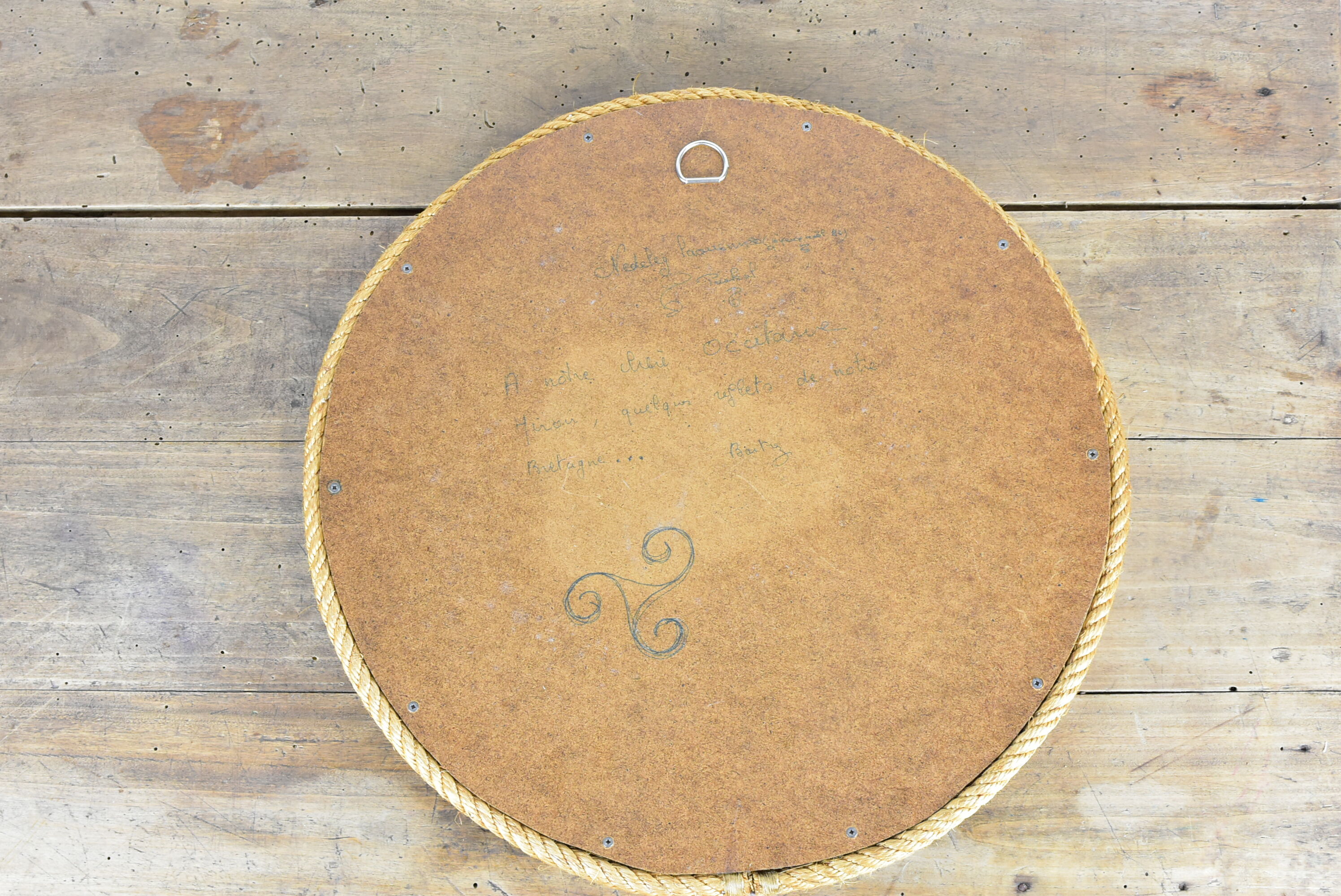 Vintage rope mirror