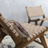 Two leather armchairs