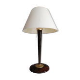 Lamp style art deco foot wood Mazda