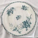 Badonviller serving plate blackberry decor