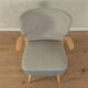 Fauteuil bicolore, années 1950