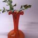 Twisted glass vase