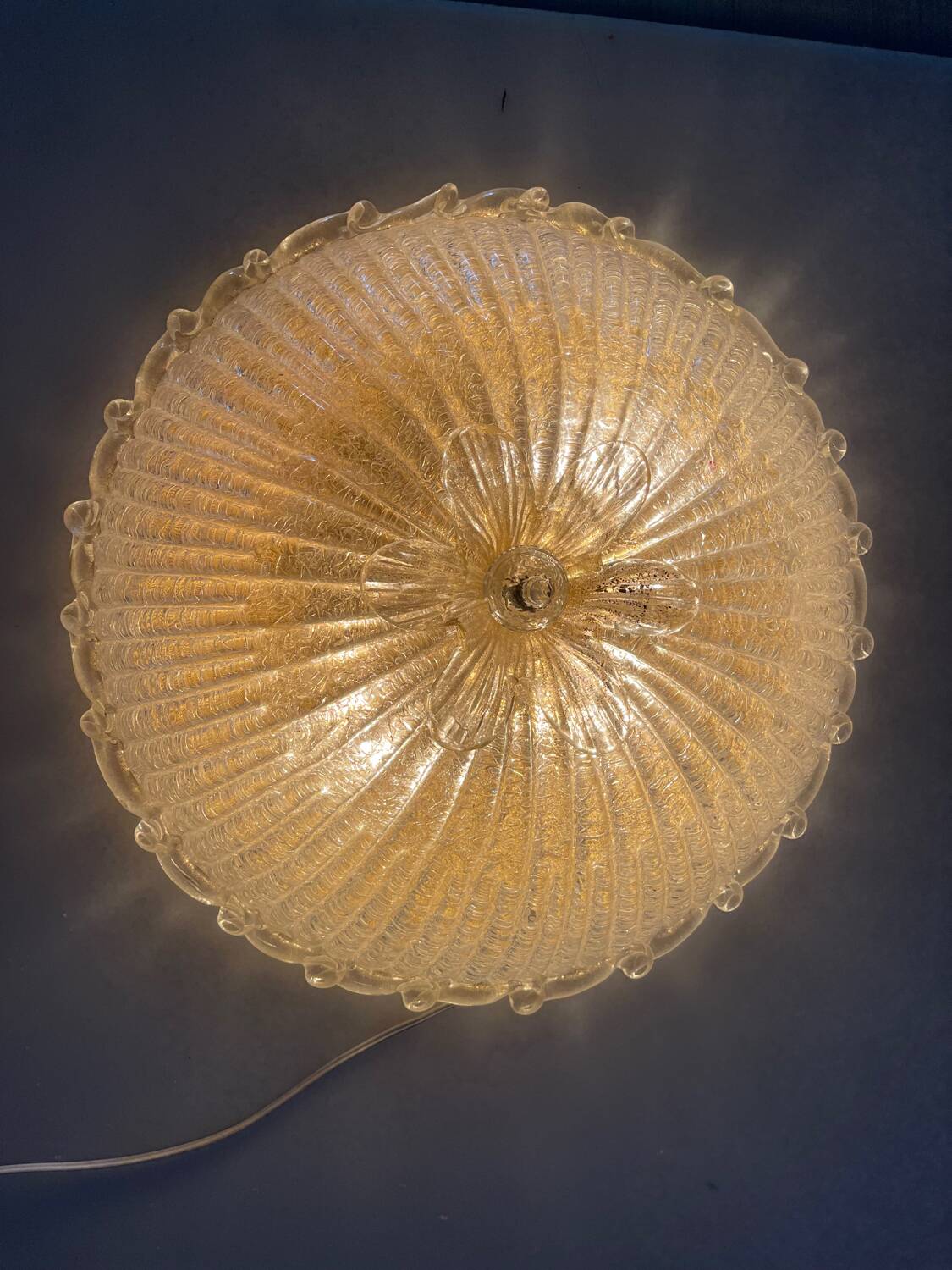 Venetian Murano Glass Flushmount 1970’s