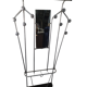 Aluminium coat rack from the 1950s.