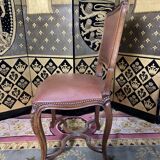 Suite of 6 Regency-style walnut chairs