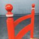 Austrian Folk Art Rush Side Chair, 1970s