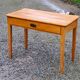 Writing table oak desk feet bobbins from the 50s