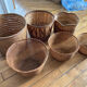 Lot de 5 panier osier