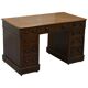 Victorian desk with two columns, hardwood, with VR locks, 1860.