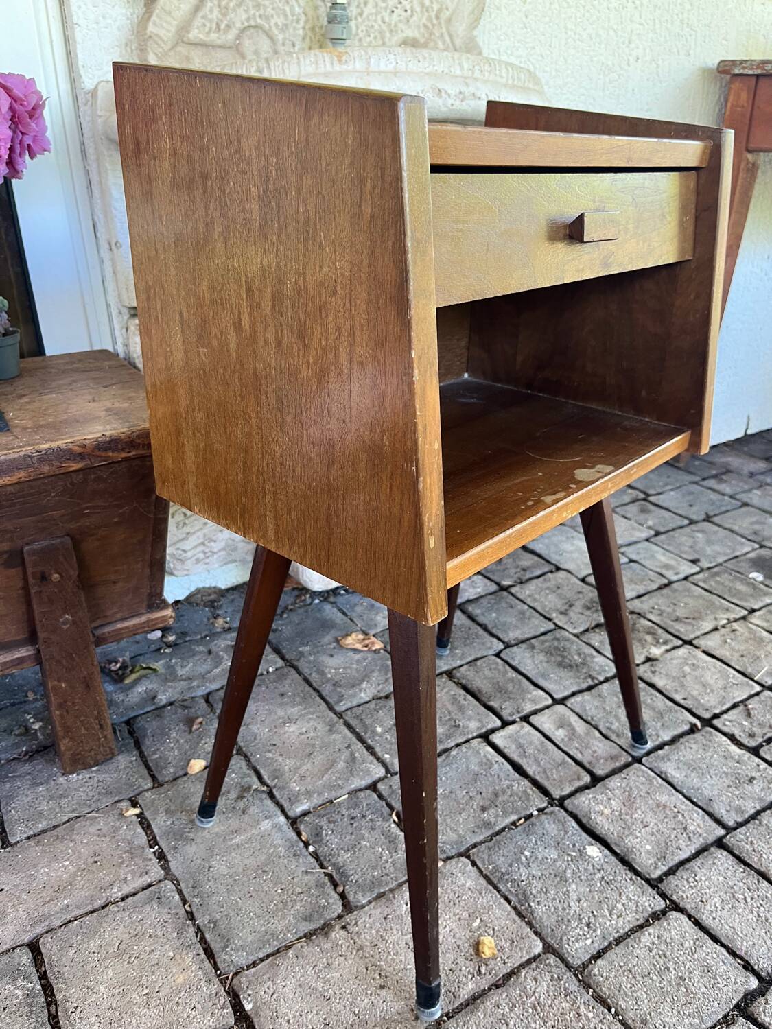 Vintage bedside table
