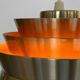 Pendant light "Trava" by Carl Thore for Granhaga Metallindustri. Sweden 1970s.