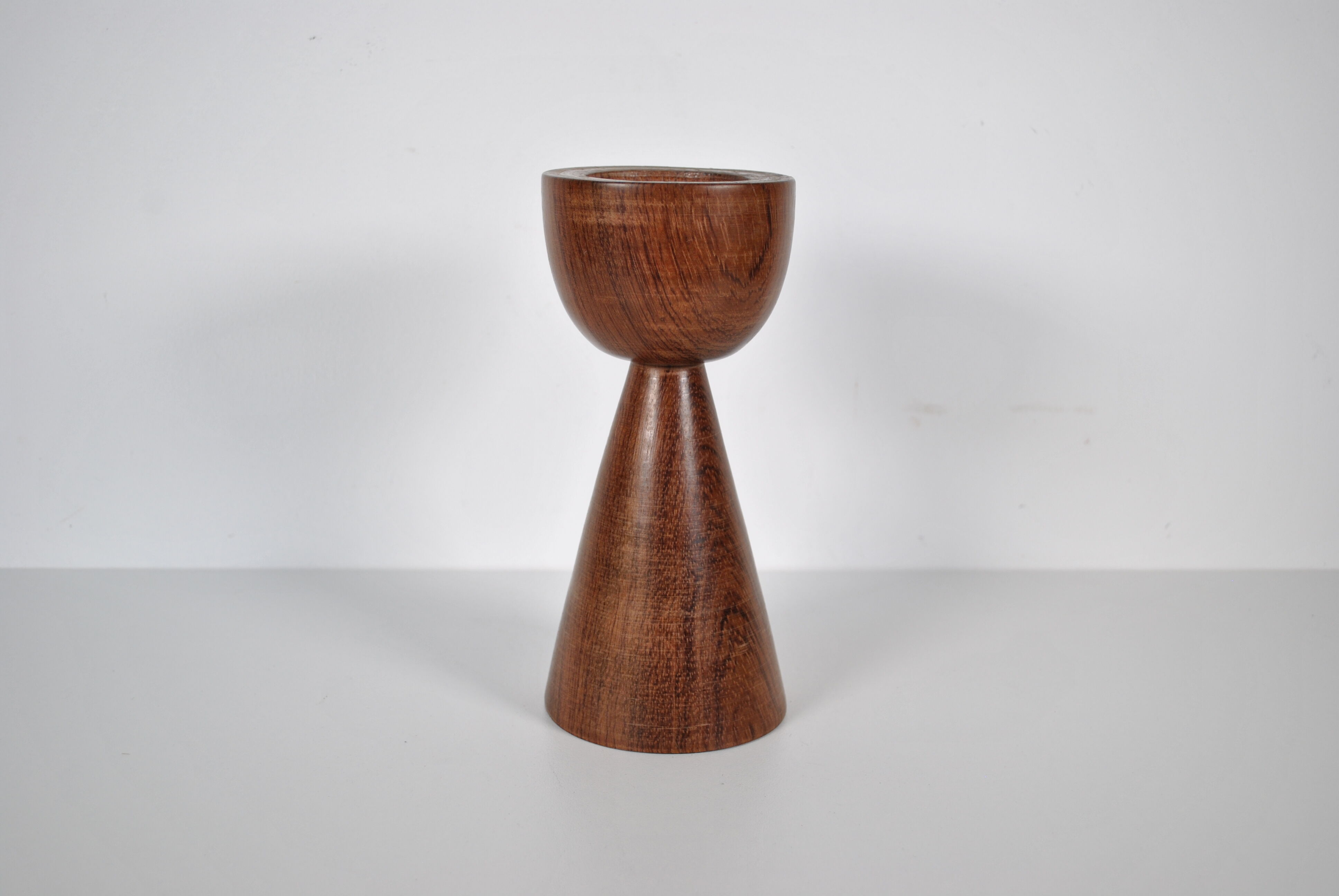 Teak candle holder 1970