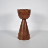 Teak candle holder 1970