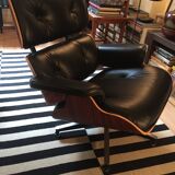 Lounge de Charles Eames avec son ottoman