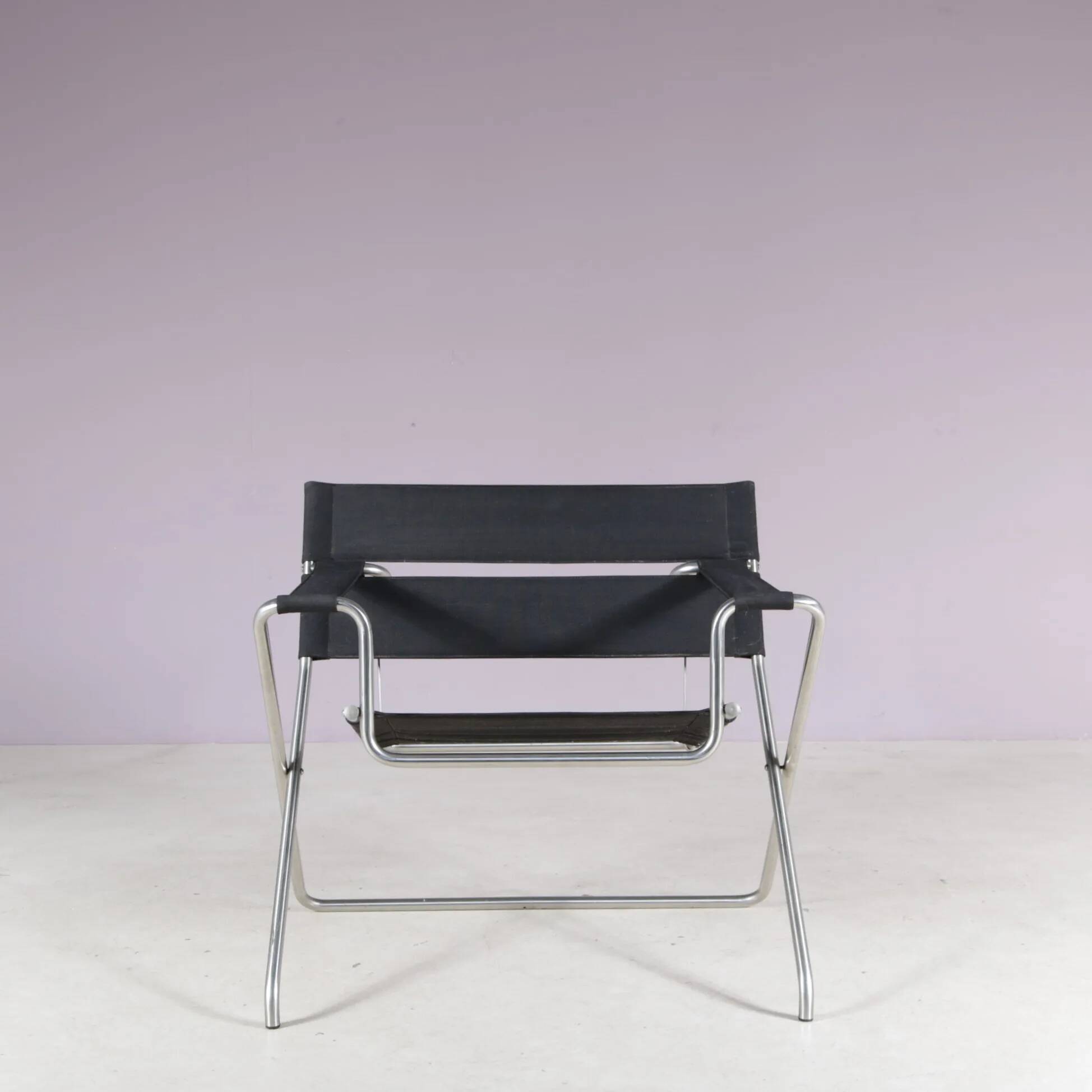 1980s “D4” folding chair by Marcel Breuer for Tecta, Germany