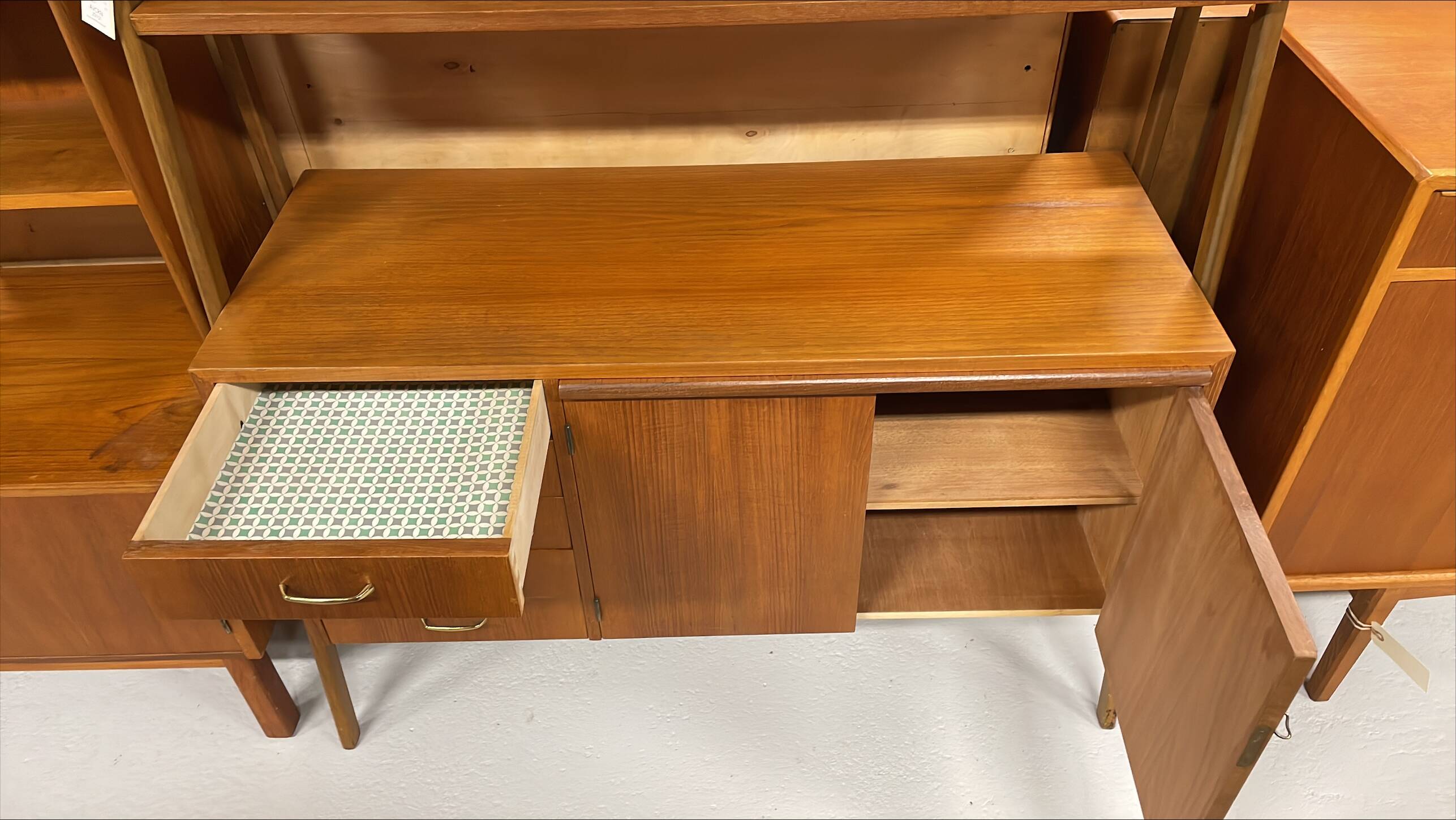 Scandinavian teak secretary, Sweden, 1960