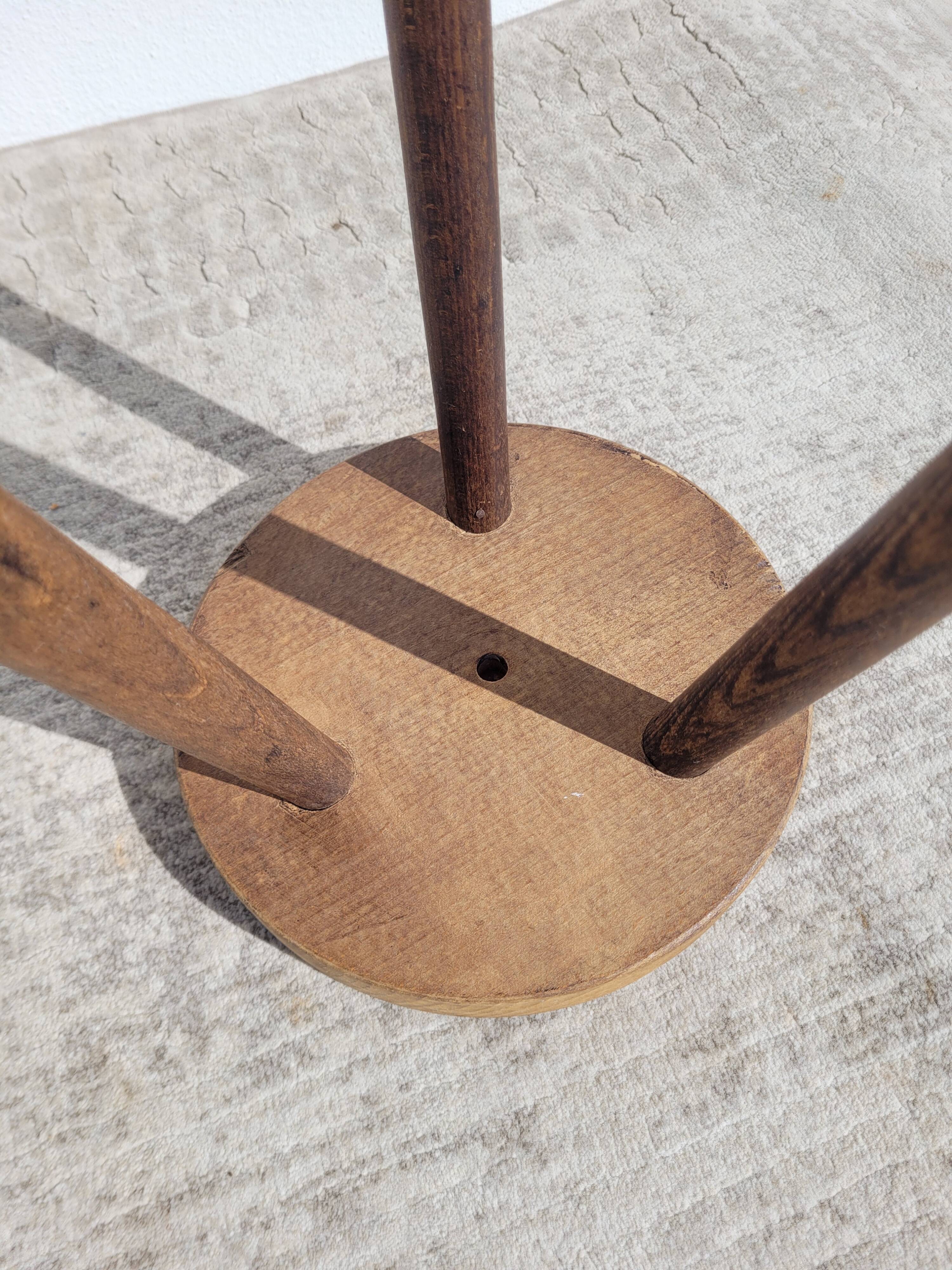 Wooden shepherd's stool