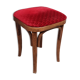 Curved wooden stool
