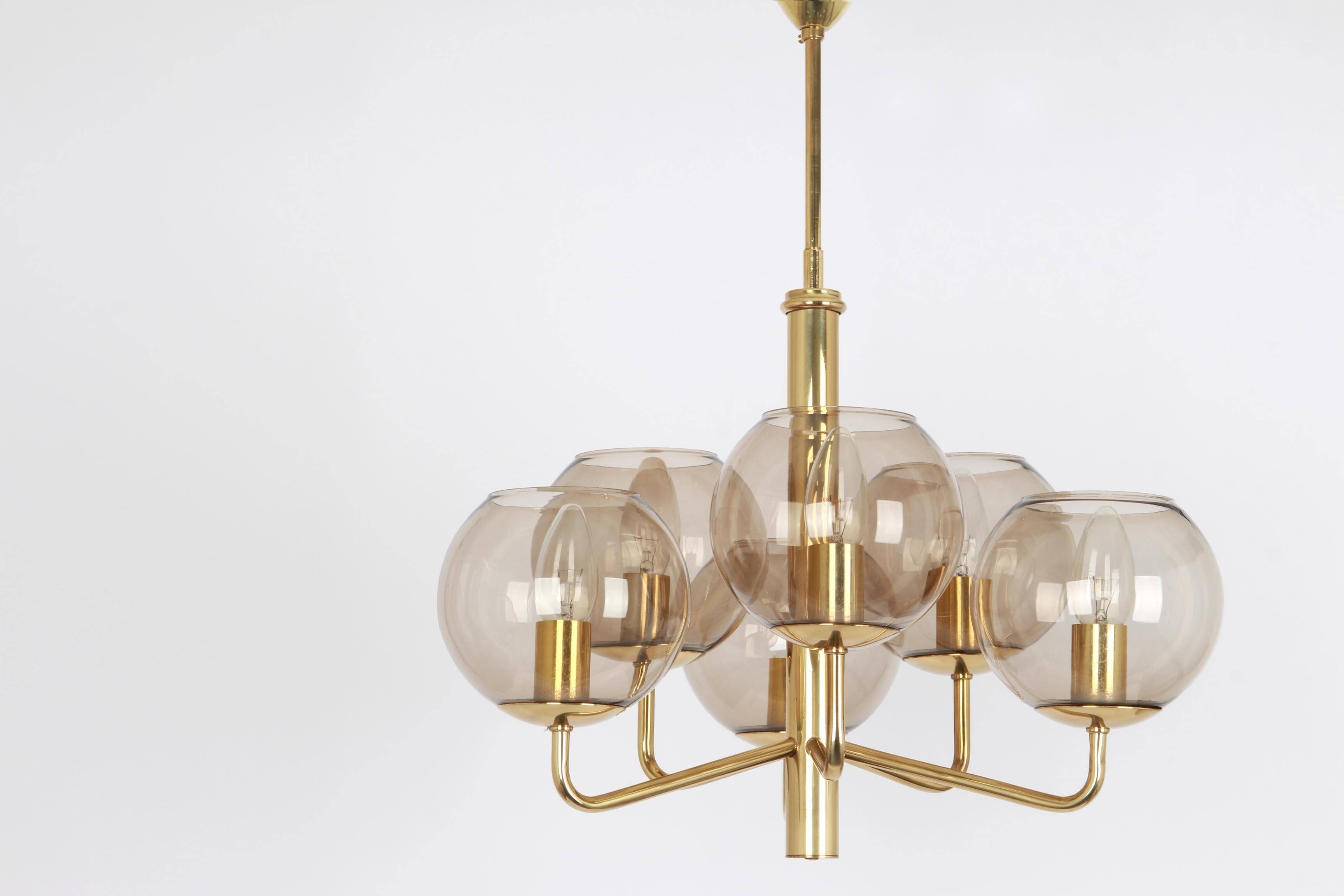 Petite suspension de designer style Sciolari, années 1960