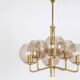Petite suspension de designer style Sciolari, années 1960