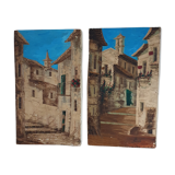 Village views paintings
