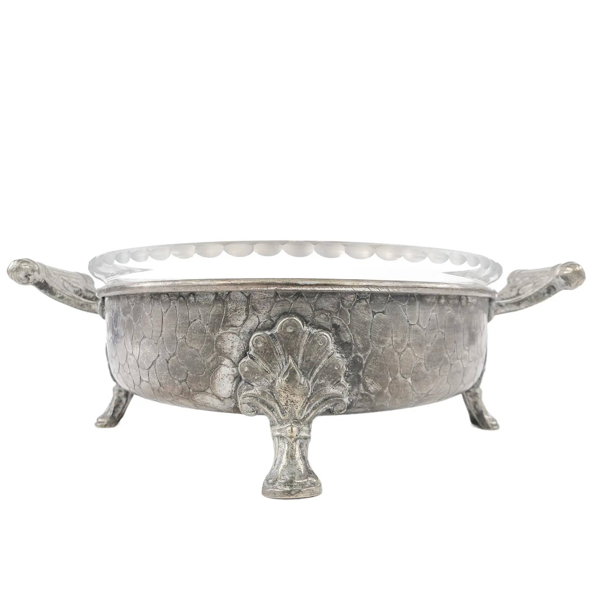 Eclectic fruit bowl, silver-plated brass, WMF, Germany, 19th century