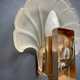 Frosted glass shell wall lamps