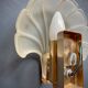 Frosted glass shell wall lamps