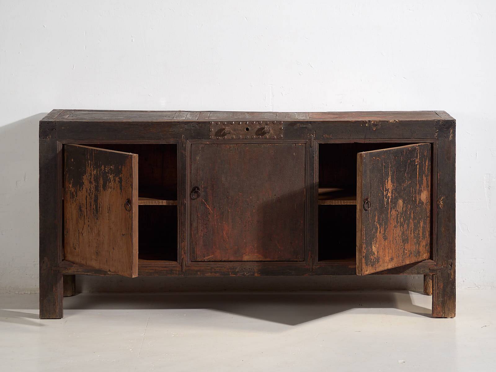 Antique sideboard in dark tones (c.1900) #26