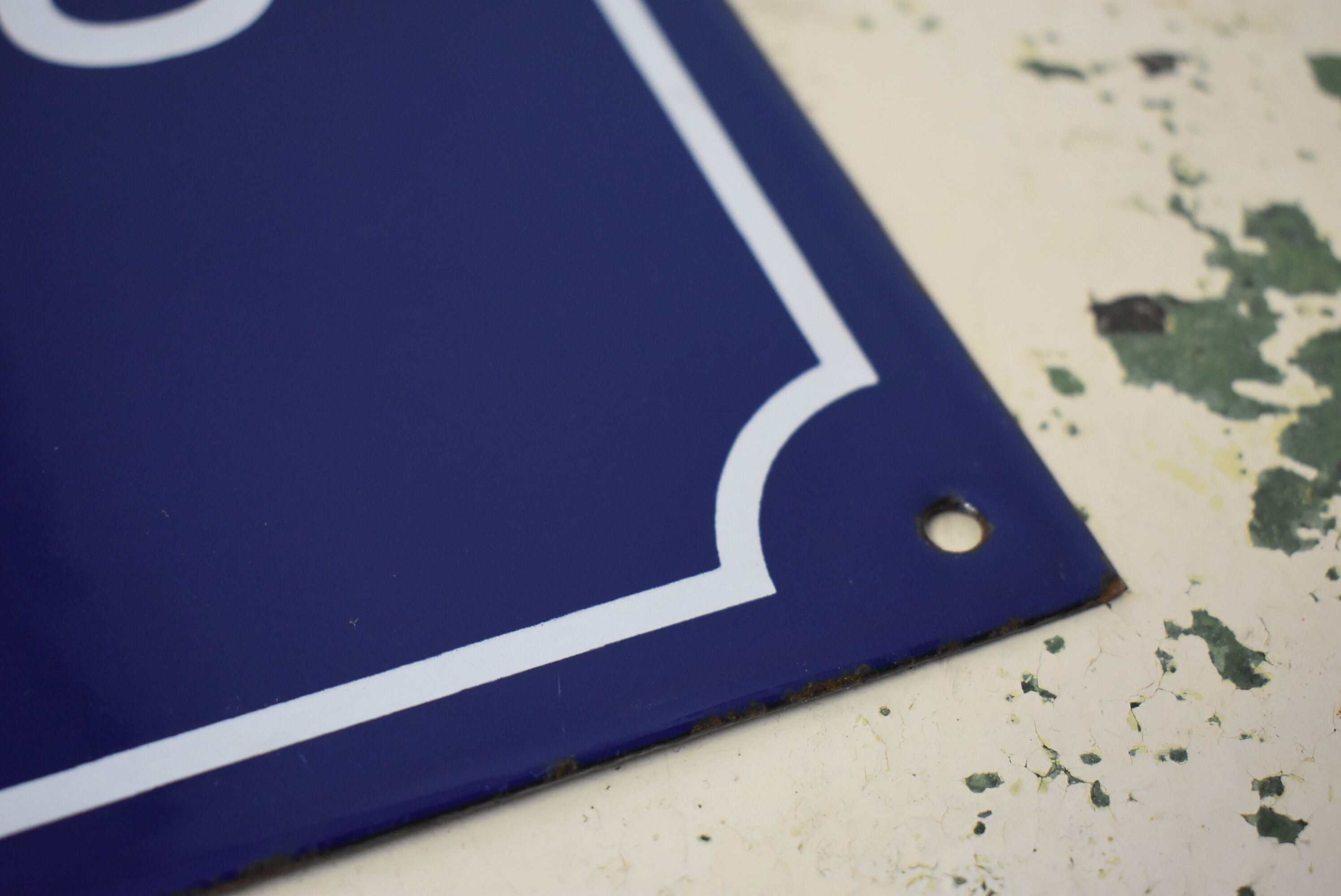 enamelled plaque "great street