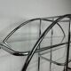 Mid-century design tubular steel shelf