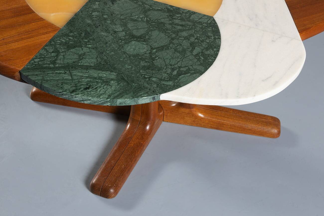 Kamikaze Egg Marble Coffee Table by Corina Olaru, Romania, 2023