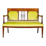 Neat Sofa with Green Velour, 1950s