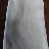 Damask thread tablecloth 140 X 200 cm antique linen