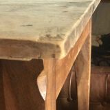 Solid wood farm table