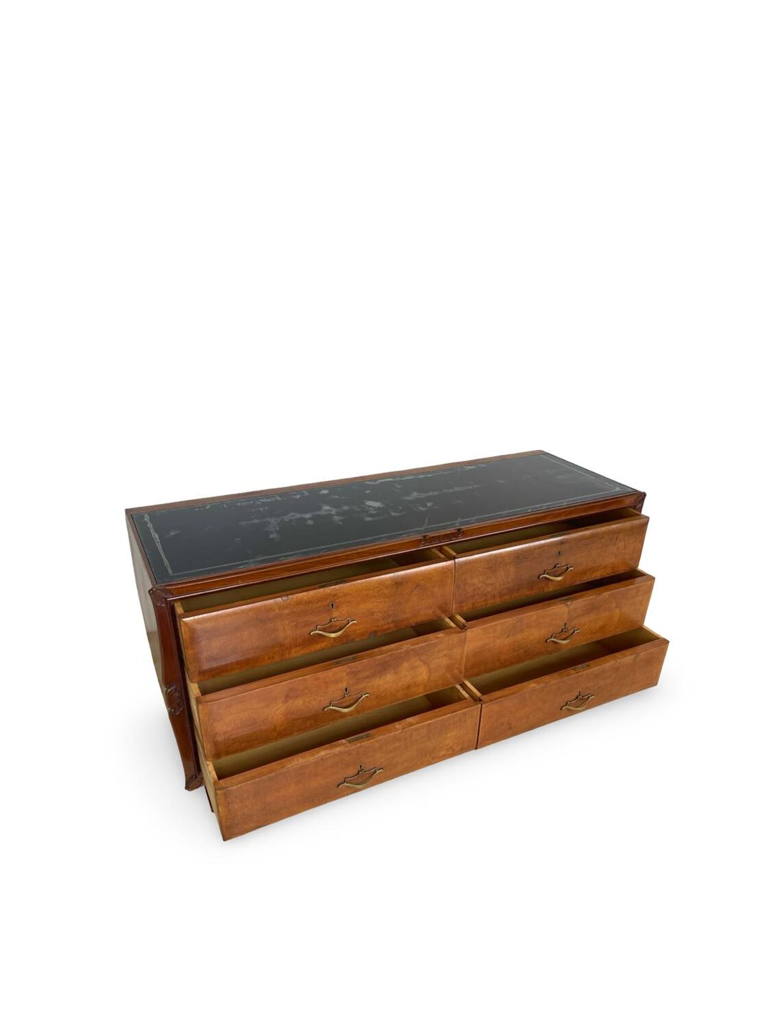 An art deco Italian chest of drawers, Italy 1950s