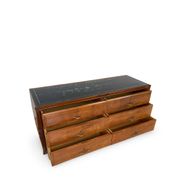 An art deco Italian chest of drawers, Italy 1950s