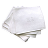 6 old damask linen napkins NG 67 x 76 cm