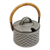 Sugar bowl made of ceramic stoneware designed by Jens H Quistgaard.