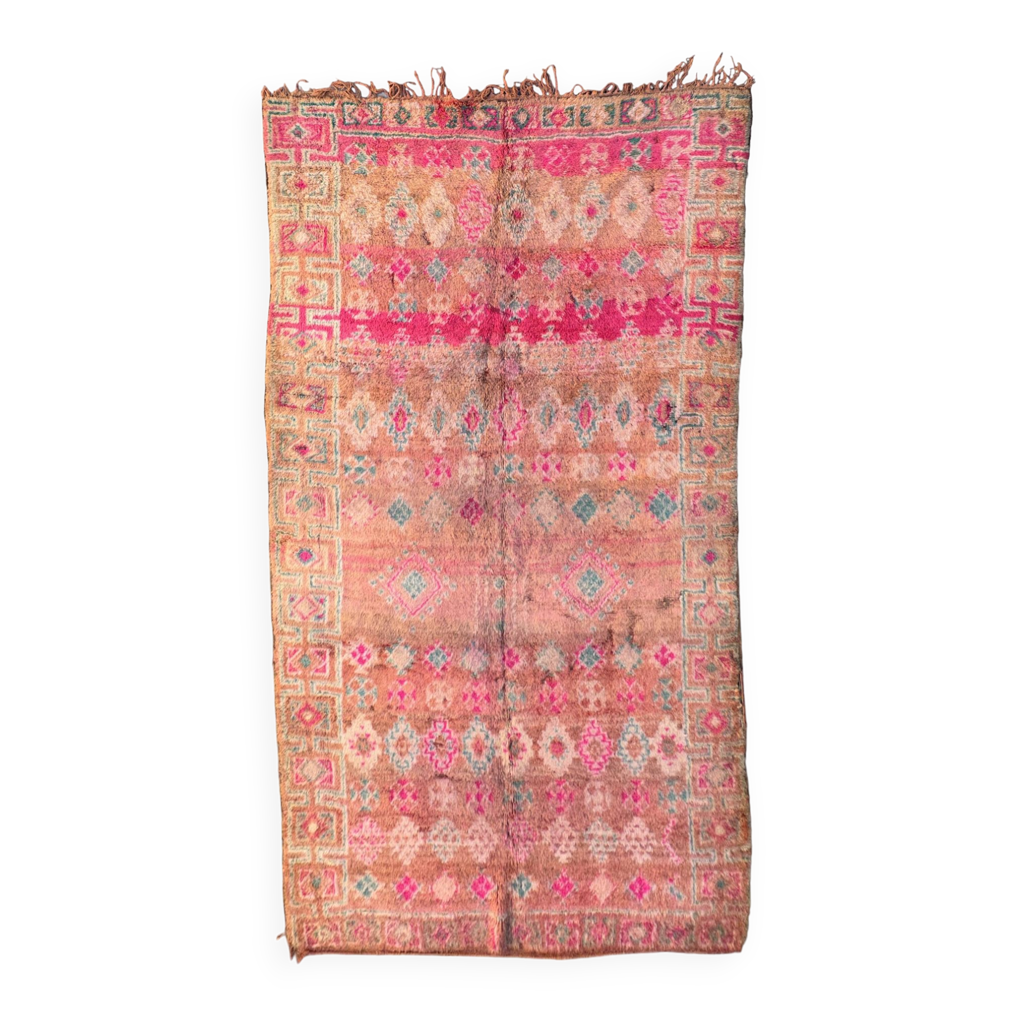 Tapis Marocain Boujad coloré - 328 x 191 cm