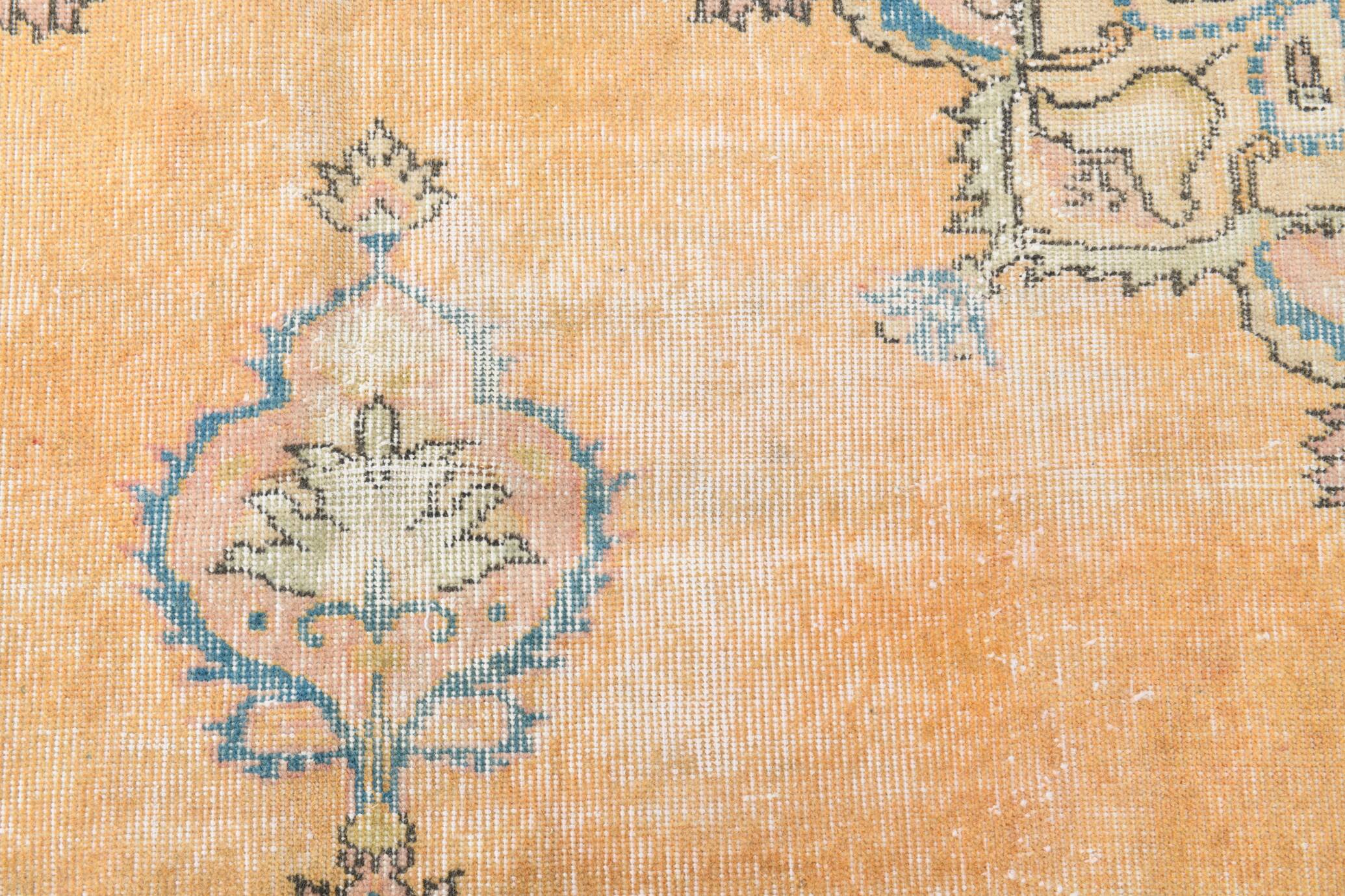 7x11 Classic Blue Persian Rug,222x330Cm