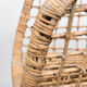 Rattan chair with swivel base