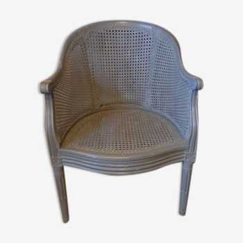 Fauteuil Louis XVI canné