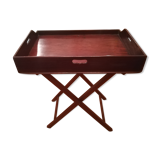 Mahogany butler folding table