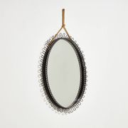 Metal framed mirror